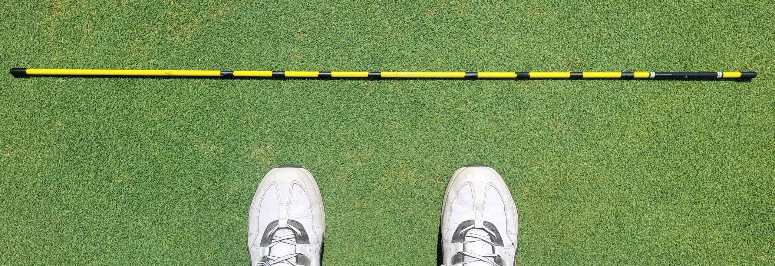 Old Duffer Golf image of alignment for putting