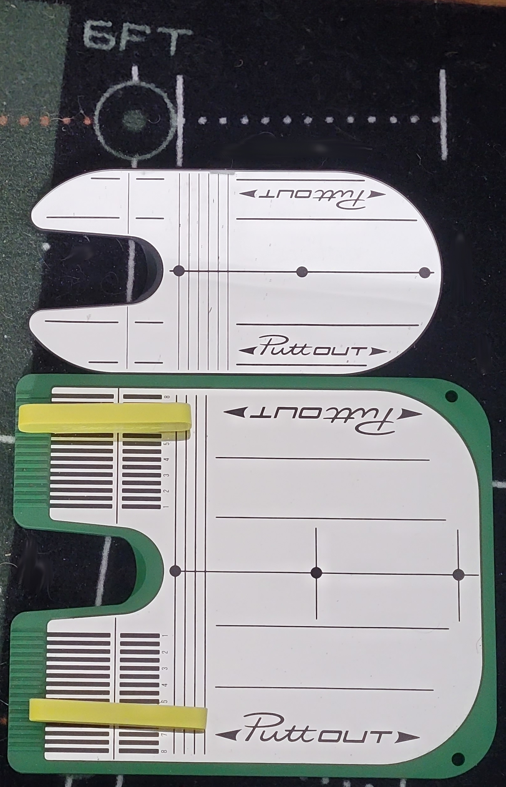 Old Duffer Golf image of devices for putt distance control