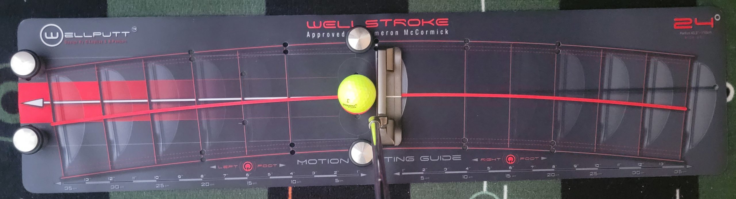 Old Duffer Golf image of a Wellstroke Mat and Indoor Putting Drills: Path