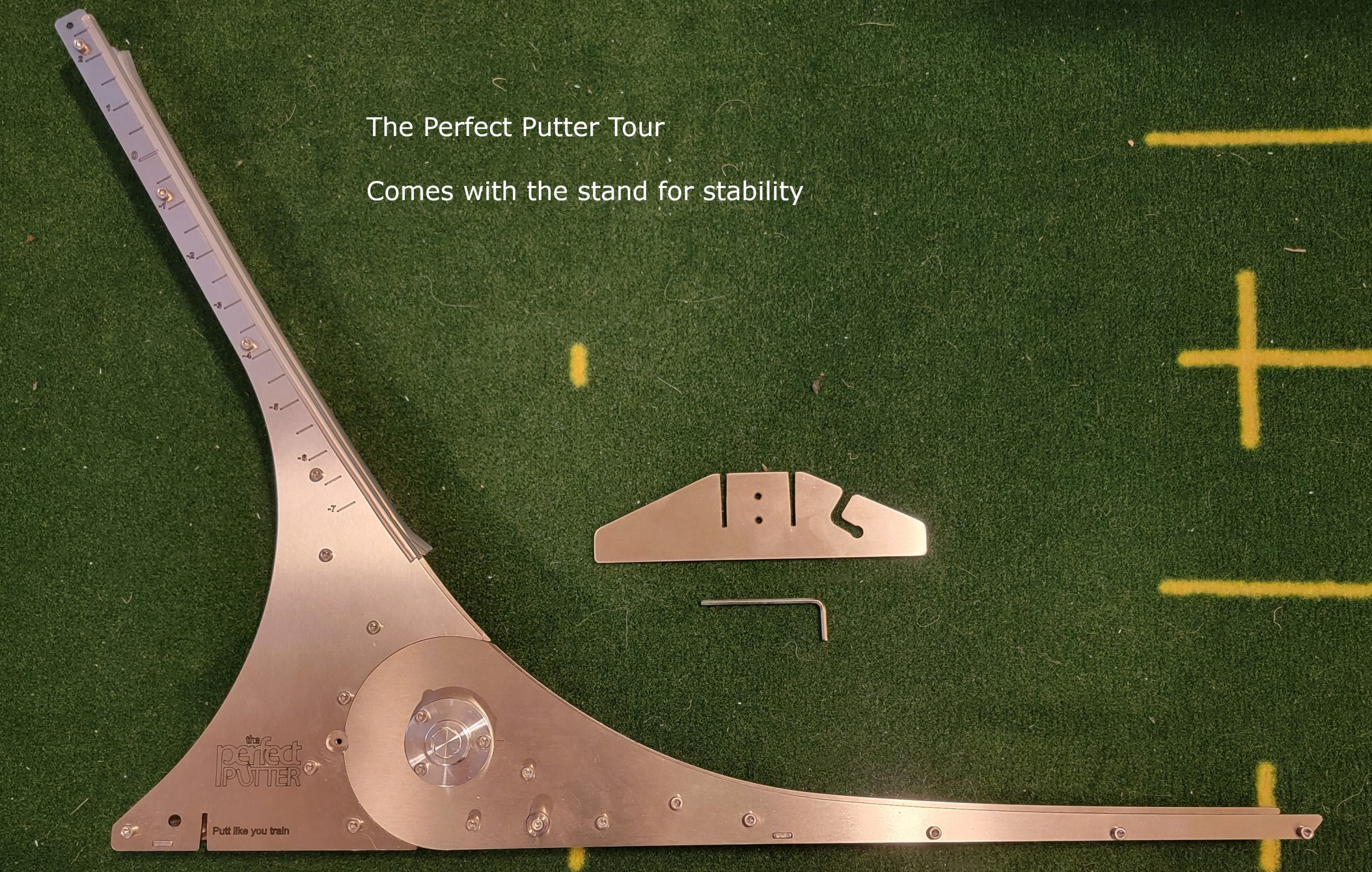 Old Duffer Golf image of tour model unfolded with stand