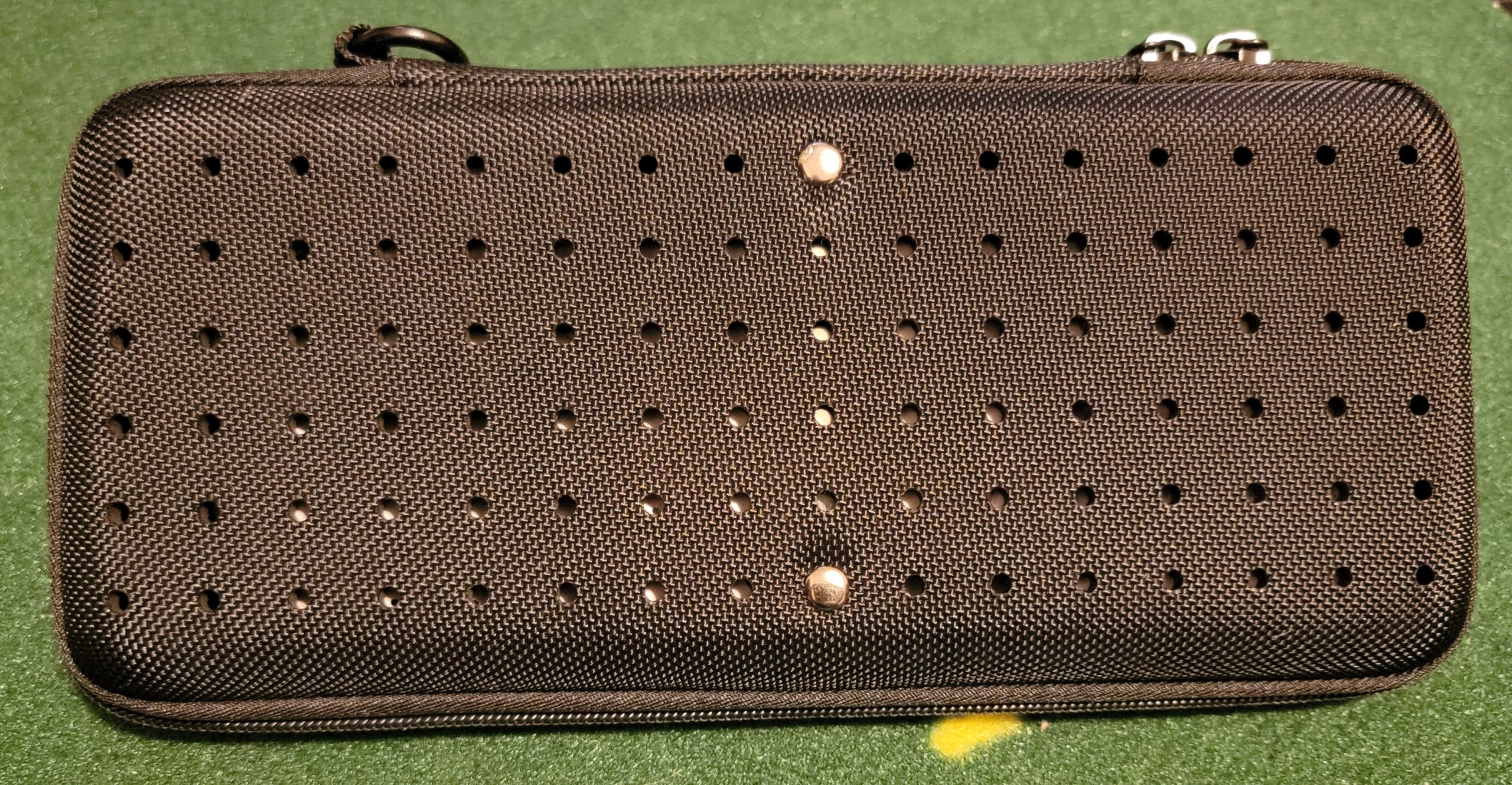 Old Duffer Golf image of the back side of a golf accessories case