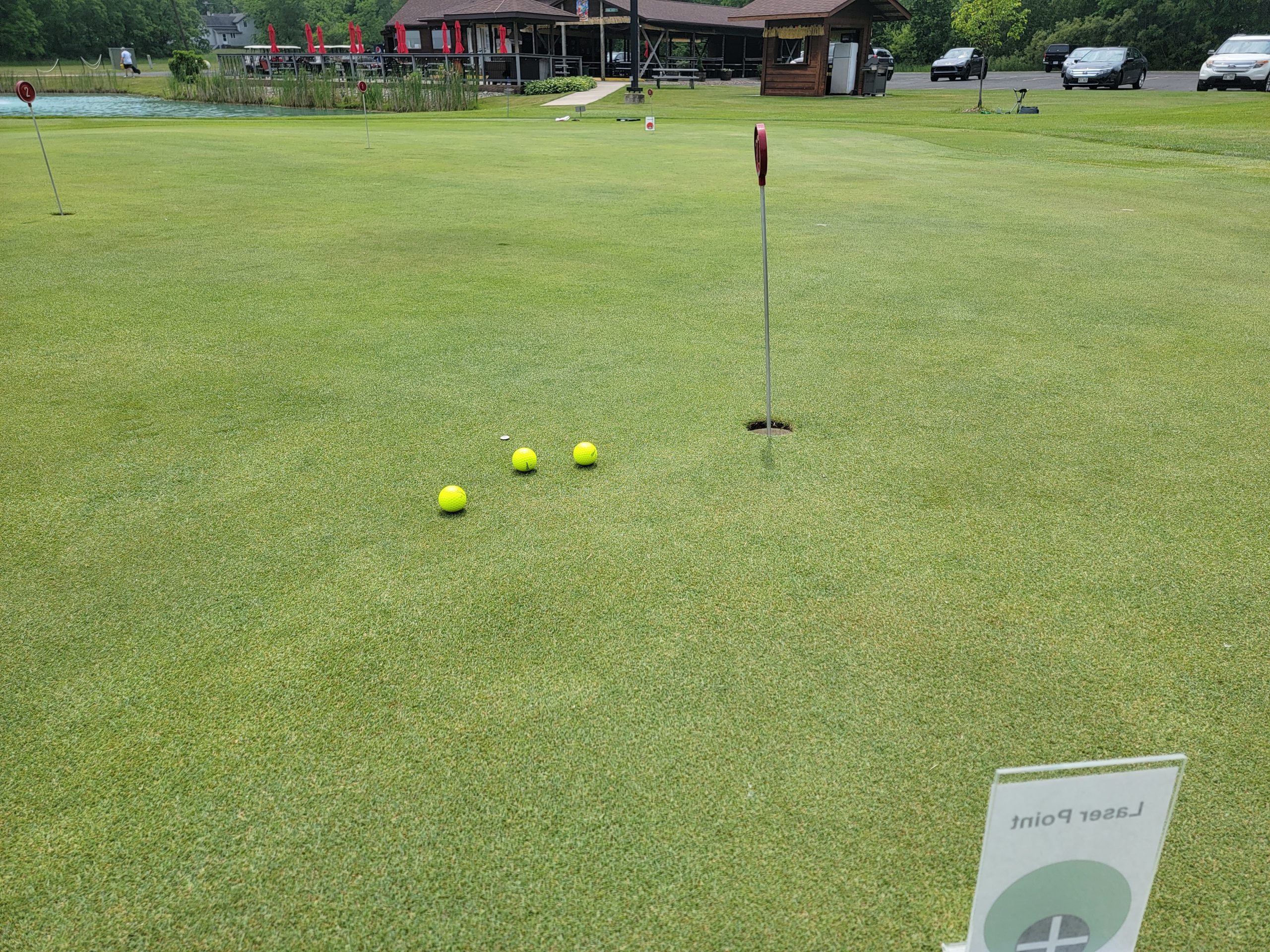 Old Duffer Golf image of a 40 foot putt during a putting: two hour practice