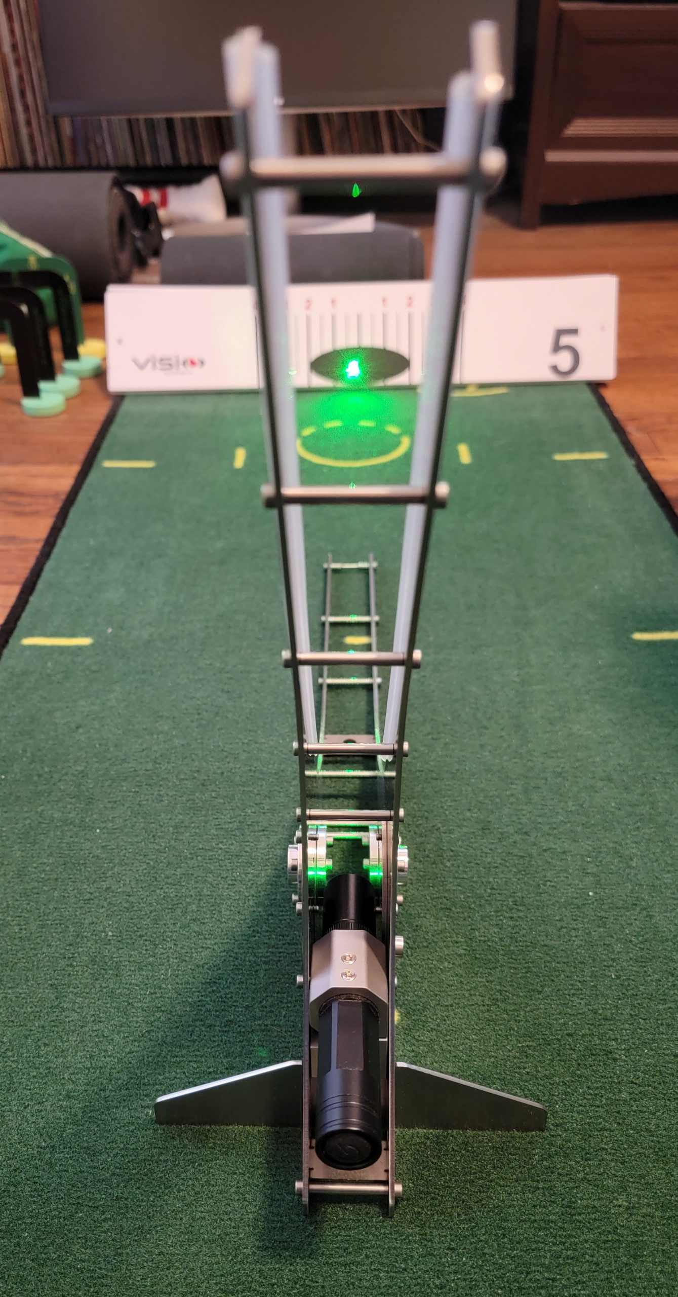 Old Duffer Golf image of The Perfect Putter Laser alignment top view