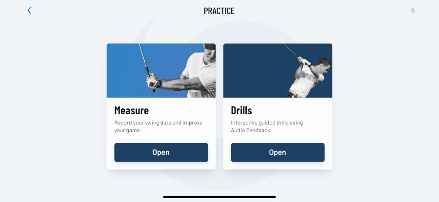 Old Duffer Golf image or practice or drills menu