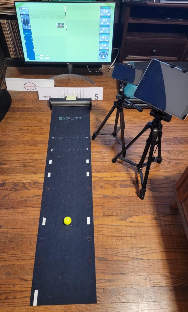 Old Duffer Golf image of the Exputt RG putting simulator