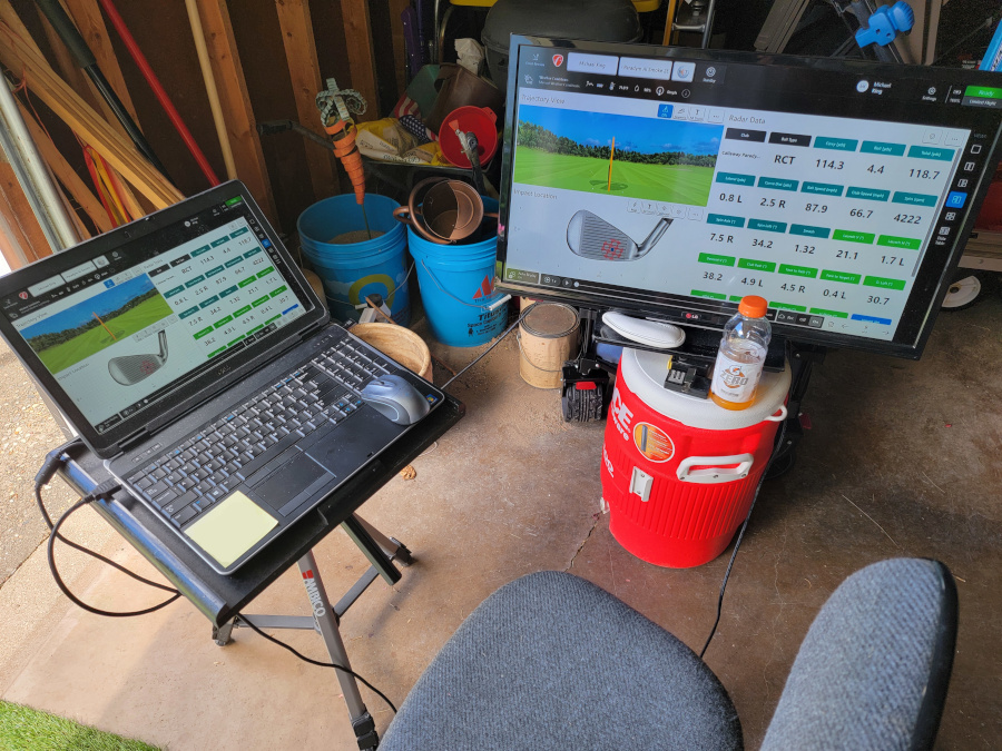 Old Duffer Golf image of the PC version of FS Golf running