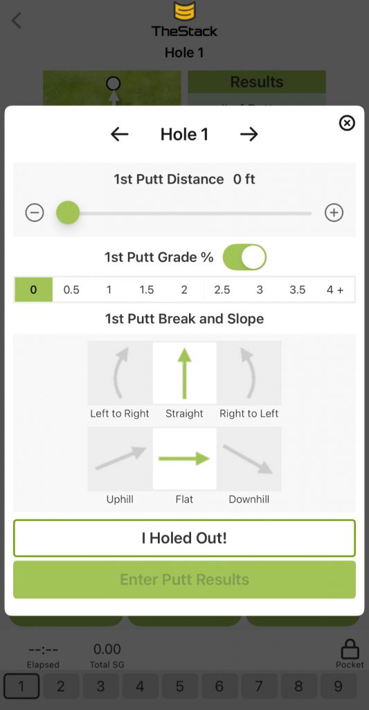 Old Duffer Golf image of On Course mode